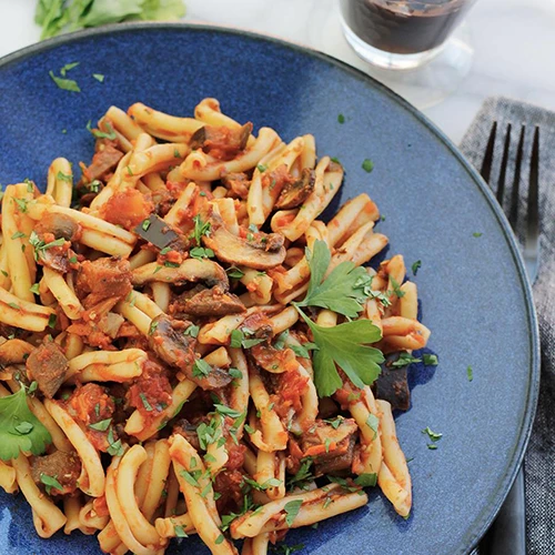 Casarecce Alla Bolognese
