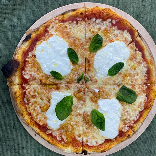 Pizza Straccietella E Tartufo